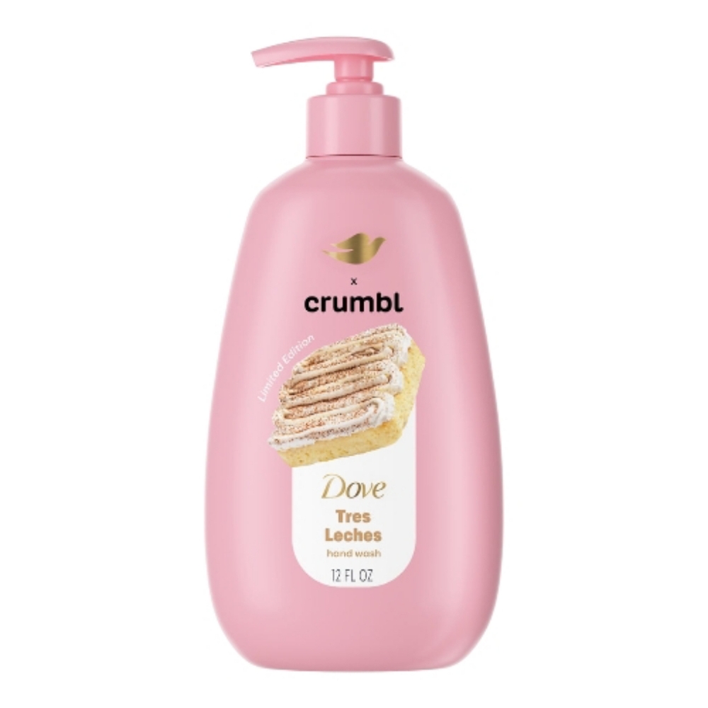 Dove x Crumbl  Limited Edition Tres Leches Hand Soap